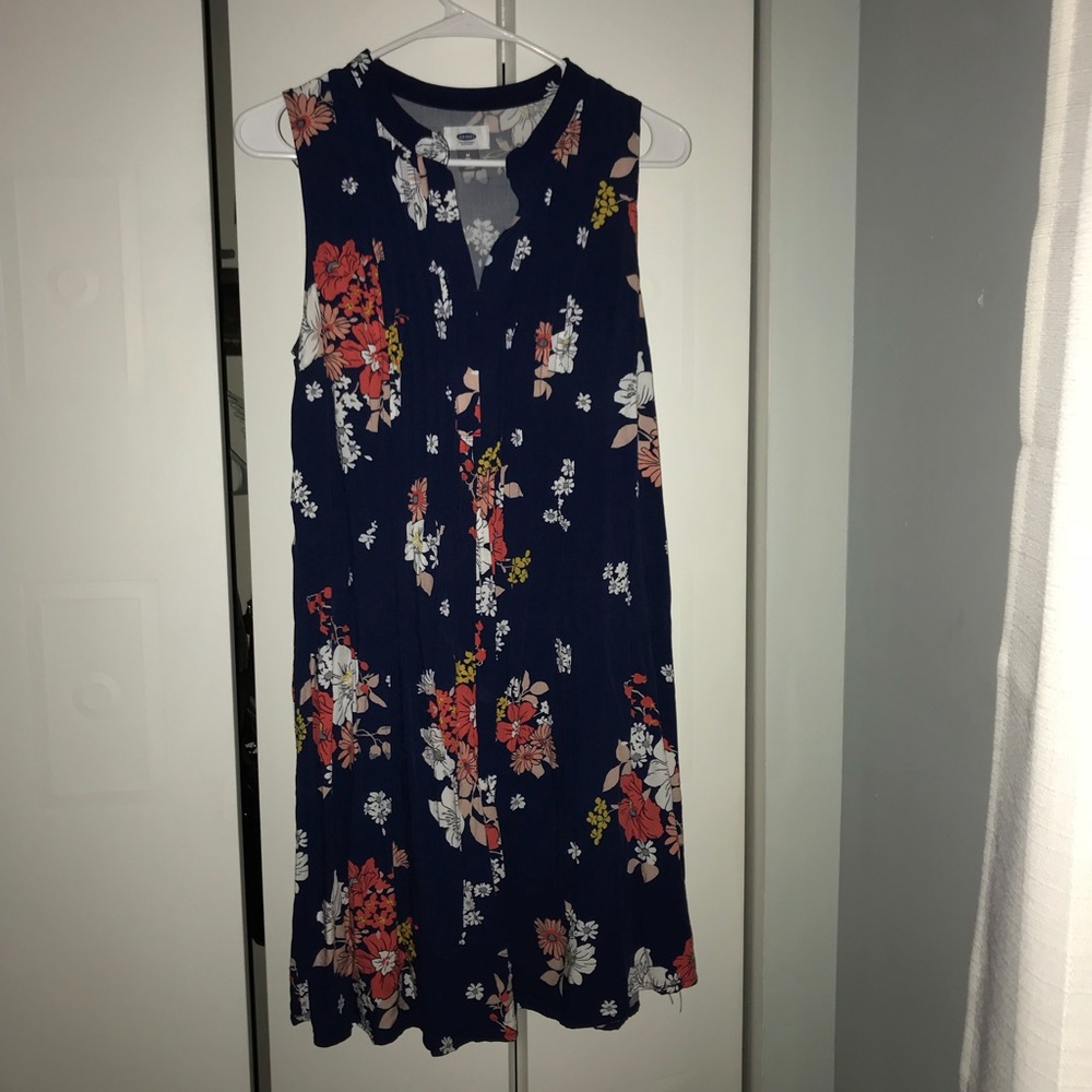 Blue floral Old Navy dress
